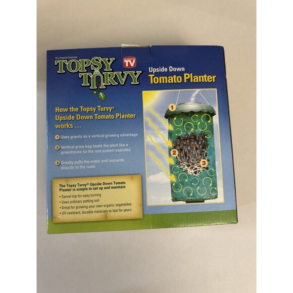 Brand New As Seen On TV Topsy Turvy Upside Down Tomato Planter - Picture 2 of 8